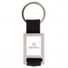 Porte clés tissu noir personnalisation photo