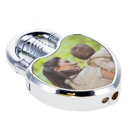 briquet gaz coeur photo personnalisation