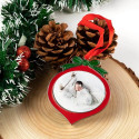 Décoration de Noël en forme de rond et noeud photo