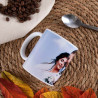 Mug blanc personnalisé photo intérieur love