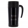 Mug thermos noir gravé