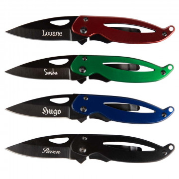 Personnalisation des couteaux de poches différentes couleurs