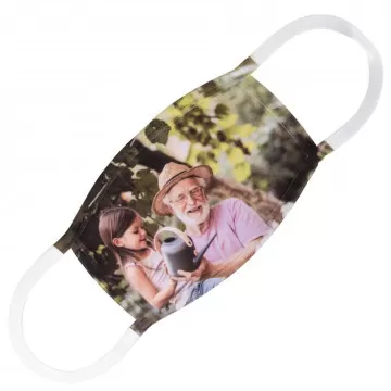 Masque tissu personnalisé pour visage réutilisable