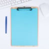 Clipboard bois gravé texte