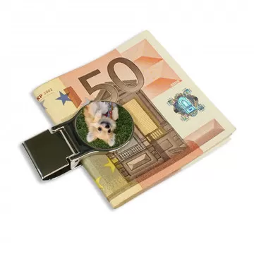 Pince à billets ronde personnalisée