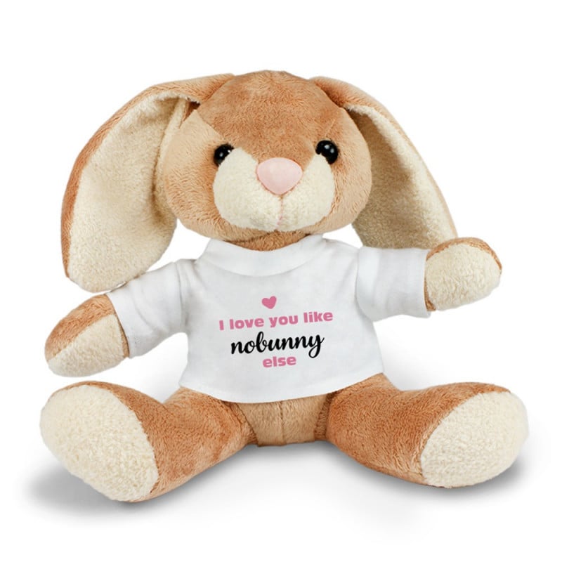 Peluche lapin personnalisé