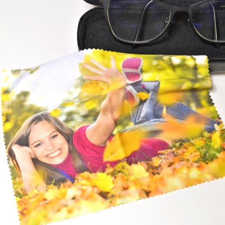 Lingette Microfibre pour Lunettes personnalisée avec vos photos et