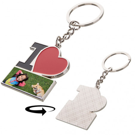 porte clé I love personnalisable