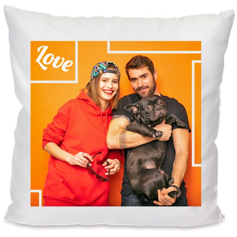 Coussin personnalisé avec photo