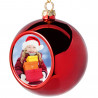 Boule noel rouge personnalisable