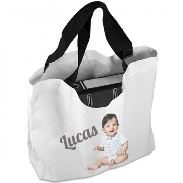 Sac anse noir personnalisé