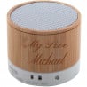 Enceinte ronde sans fil personnalisable