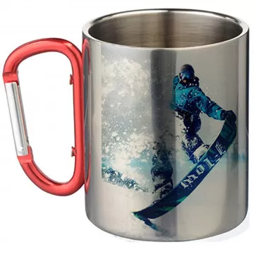 Tasse personnalisée avec anse mousqueton