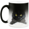 Mug magique noir personnalisable