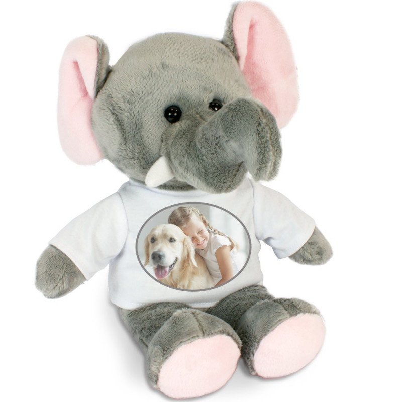 Peluche éléphant personnalisable