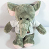 Peluche éléphant imprimée photo