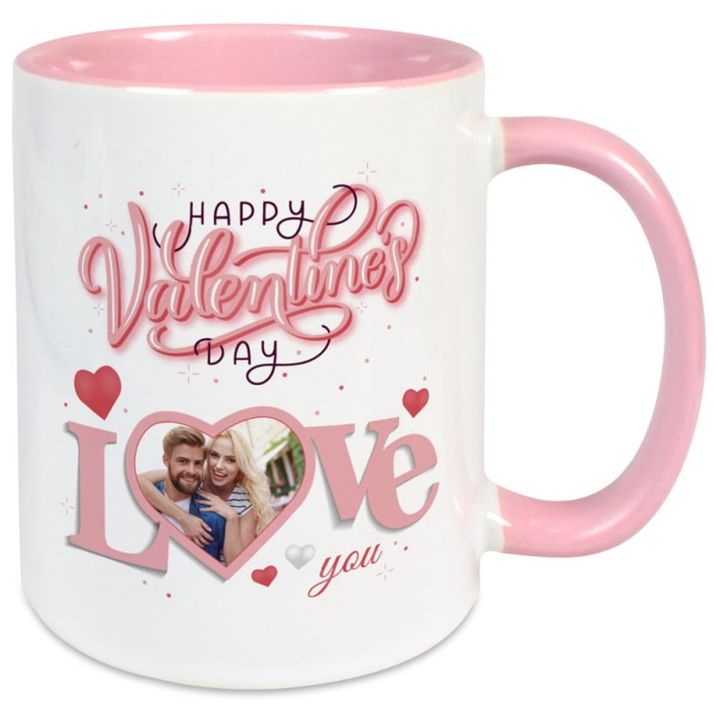 Mug rose personnalisé