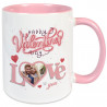 Mug rose personnalisé