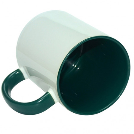 Mug vert foncé intérieur