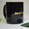 Mug noir personnalisable photo