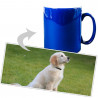 Mug bleu magique personnalisable