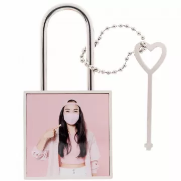Cadenas sublimé avec une photo