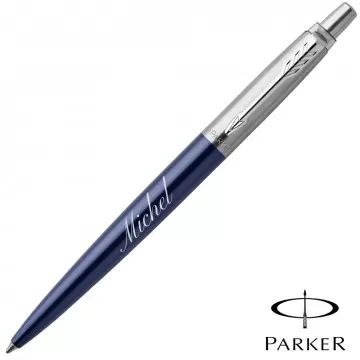 Stylo parker jotter bleu personnalisé