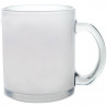 Mug verre dépoli personnalisable