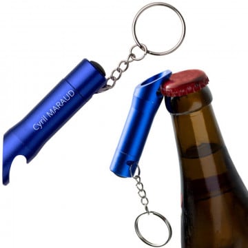 Porte clé lampe torche et décaps gravé