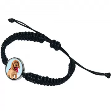 Bracelet shamballa personnalisé avec votre photo