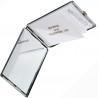 Miroir rectangle bloc note personnalisable