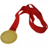Médaille rond sport doré verso