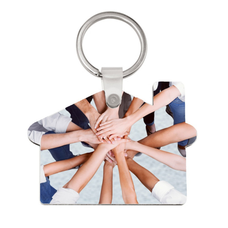 Porte clef maison personnalisé