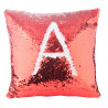 Coussin à sequin rouge