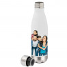 Bouteille thermos blanc personnalisable