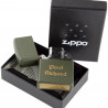 Briquet Zippo vert personnalisable