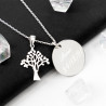 Collier arbre argent personnalisé