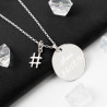 Pendentif hashtag personnalisable