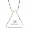 Collier triangle avec photo