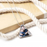 Pendentif triangle avec photo