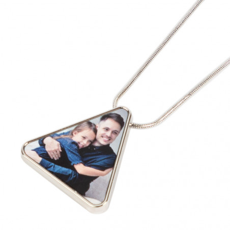 Pendentif triangle personnalisable