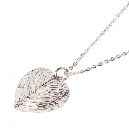 Pendentif médaillon ange cœur