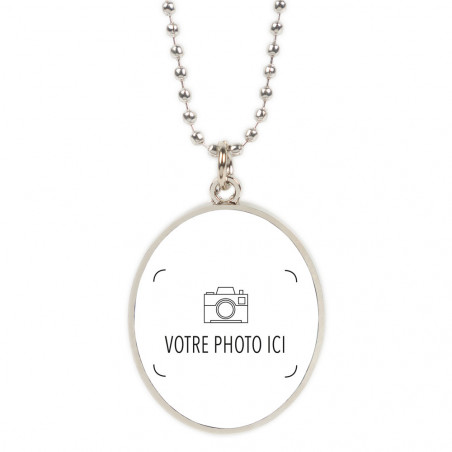 Collier ovale personnalisé