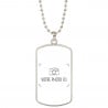 Collier dog tag personnalisable photo