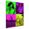 Tableau Pop art flashy personnalisé avec 4 photos