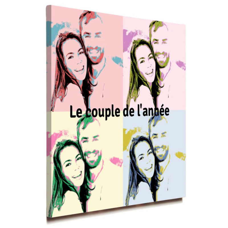 Tableau Pop Art pour les amoureux