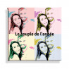 Tableau Pop Art pour les amoureux
