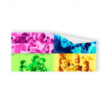 Affiche Pop Art personnalisée panoramique