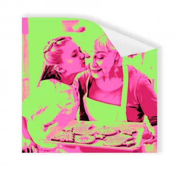 Poster personnalisé pop art haute définition