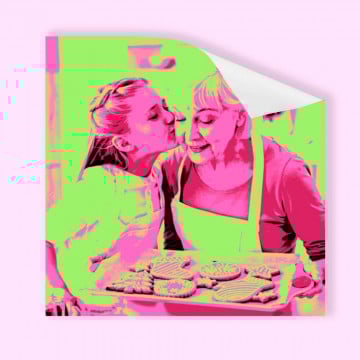 Poster personnalisé pop art haute définition